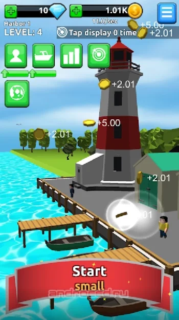Harbor Tycoon Clicker - скриншот 1