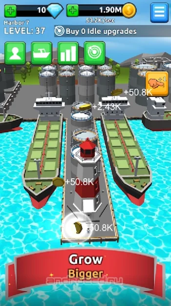 Harbor Tycoon Clicker - скриншот 2