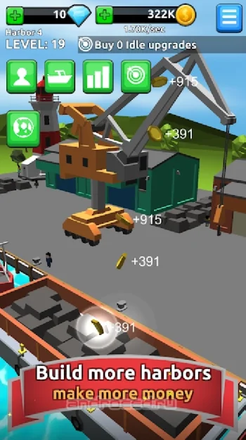 Harbor Tycoon Clicker - скриншот 4