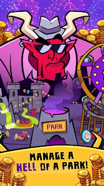 Hell Inc. - Imp Theme Park Tycoon - скриншот 1