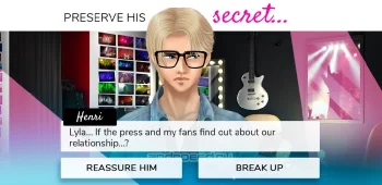Henris Secret 2 - A Star Life (Visual Novel) - скриншот 4
