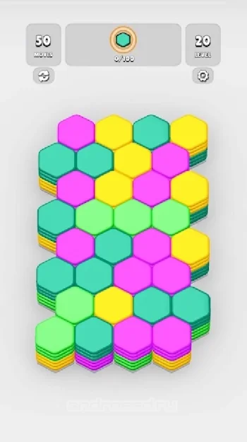 HexaBlast Puzzle - Sort Colors - скриншот 4