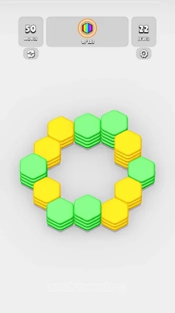 HexaBlast Puzzle - Sort Colors - скриншот 5