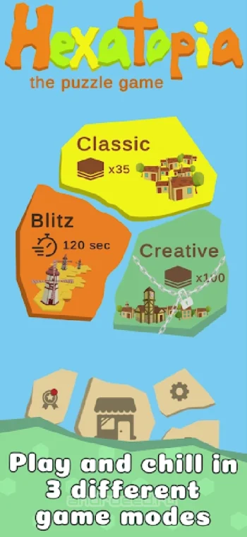 Hexatopia: the puzzle game - скриншот 1