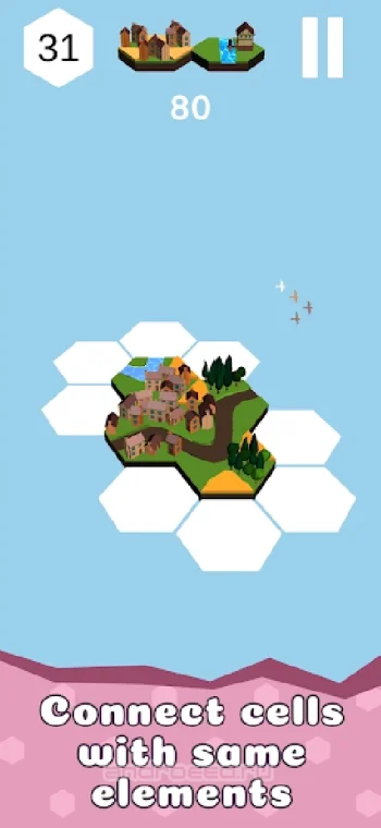 Hexatopia: the puzzle game - скриншот 2