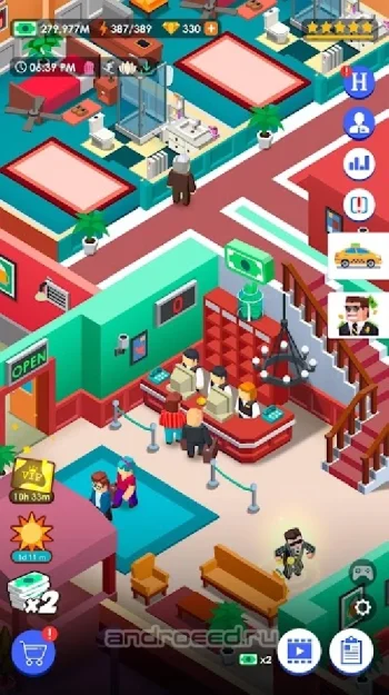 Hotel Empire Tycoon - Idle Game Manager Simulator - скриншот 5