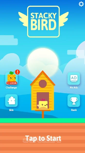 Hyper Casual Flying Birdie Game - скриншот 1