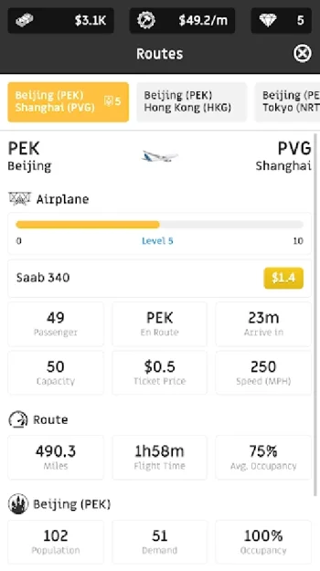 Idle Airline Tycoon: Management Simulation - скриншот 2