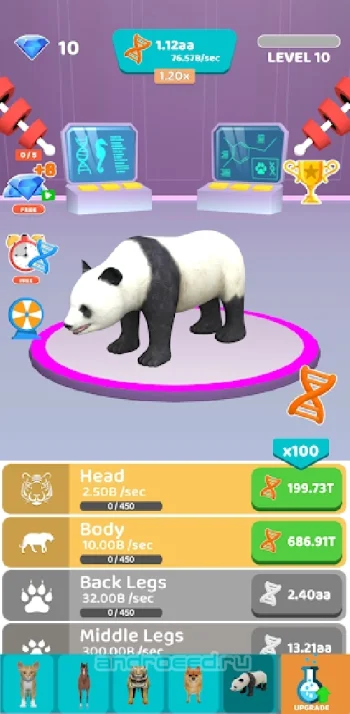 Idle Animal Evolution - скриншот 3