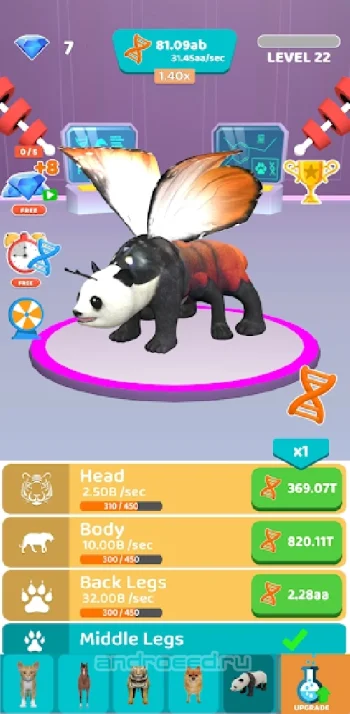 Idle Animal Evolution - скриншот 4