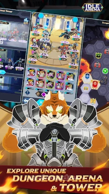 Idle Arena - Битва героев: игра-кликер - скриншот 3