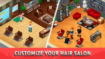 Idle Barber Shop Tycoon - Business Management Game - скриншот 4