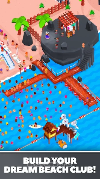 Idle Beach Tycoon : Cash Manager Simulator - скриншот 4