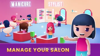 Idle Beauty Salon: Парикмахерская и маникюр - скриншот 1