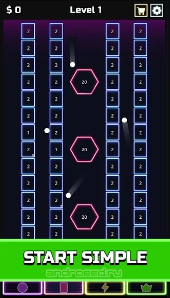 Idle Brick Breaker - скриншот 1