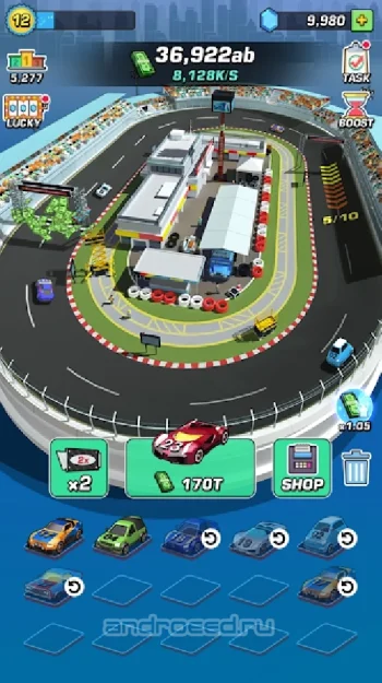 Idle Car Racing - скриншот 1