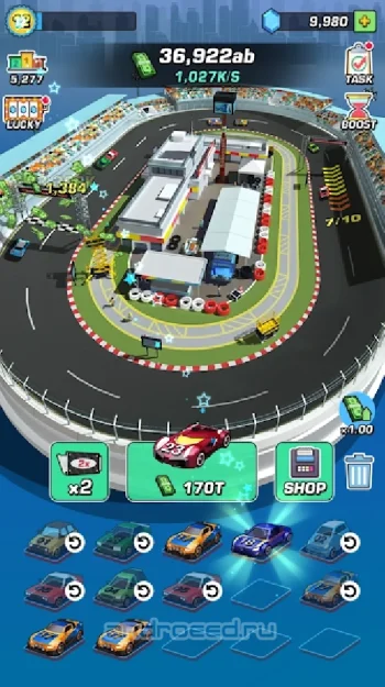 Idle Car Racing - скриншот 3