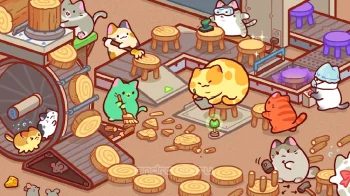 Idle Cat Tycoon : Furniture Craft Shop - скриншот 1