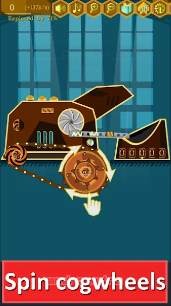 Idle Coin Factory: Incredible Steampunk Machines - скриншот 1
