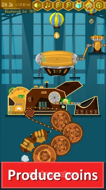 Idle Coin Factory: Incredible Steampunk Machines - скриншот 2