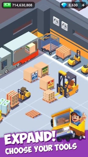 Idle Courier Tycoon - 3D Business Manager - скриншот 5