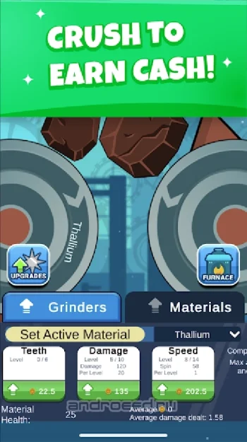 Idle Crusher - Idle Crushing Machine Simulator - скриншот 1