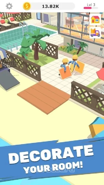 Idle Decoration Inc - Idle, Tycoon & Simulation - скриншот 1