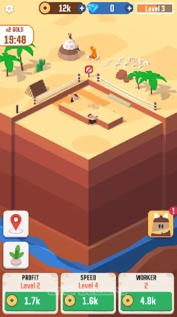 Idle Digging Tycoon - скриншот 1