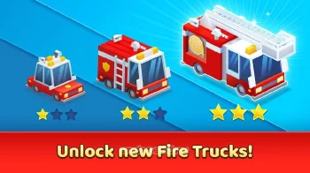 Idle Firefighter Tycoon - Fire Emergency Manager - скриншот 2