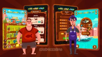 Idle Fisher Inc - Fishing Tycoon Game Simulator - скриншот 3