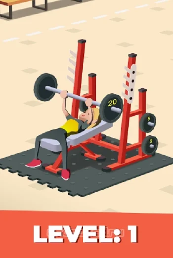 Idle Fitness Gym Tycoon - Workout Simulator Game - скриншот 1