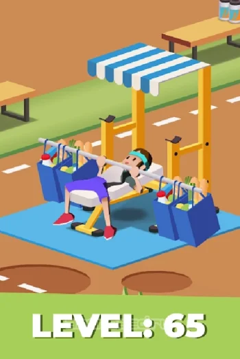 Idle Fitness Gym Tycoon - Workout Simulator Game - скриншот 3