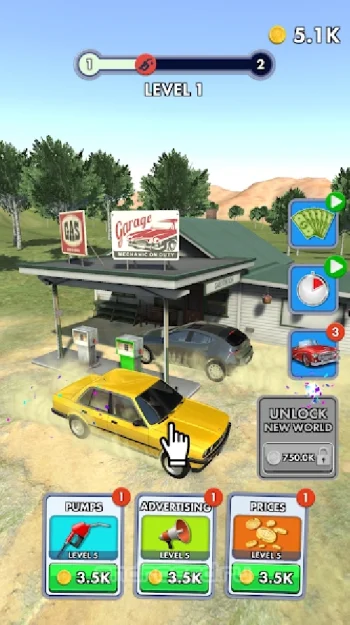 Idle Gas Station - скриншот 1