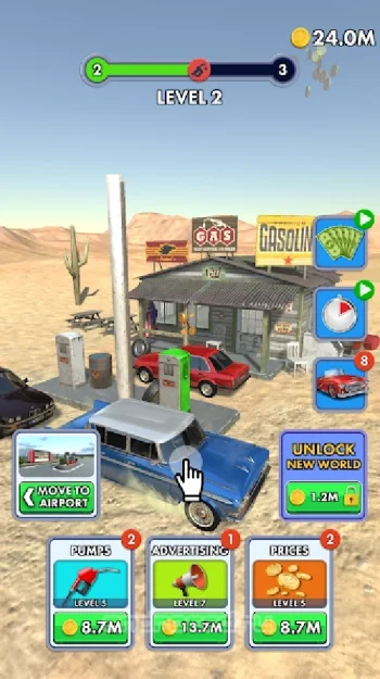 Idle Gas Station - скриншот 3