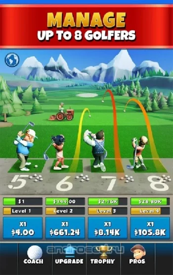 Idle Golf Tycoon - скриншот 1