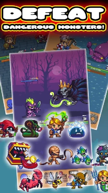 Idle Grindia: Dungeon Quest - скриншот 1