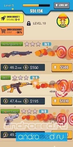 Idle Guns: Shooting Tycoon - скриншот 3