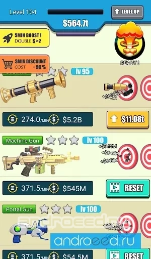 Idle Guns: Shooting Tycoon - скриншот 2