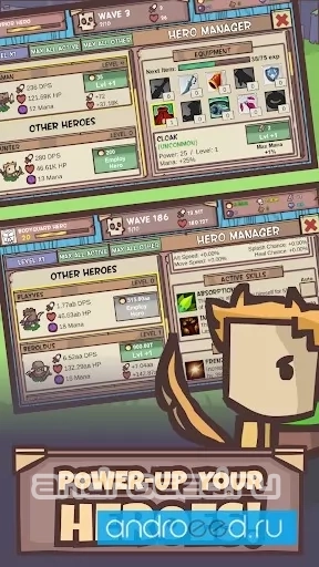 Idle Hero Defense - Fantasy Defense - скриншот 3