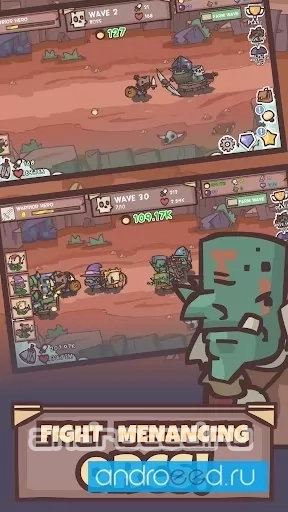 Idle Hero Defense - Fantasy Defense - скриншот 2