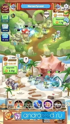 Idle Heroes Tycoon - скриншот 2