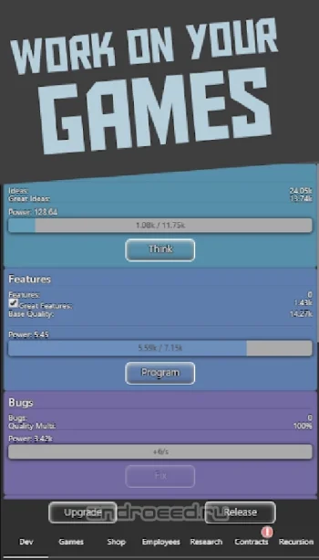 Idle Idle GameDev - скриншот 1