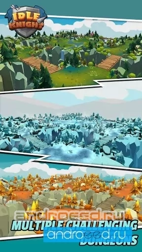 Idle Knight - Fearless Heroes - скриншот 2