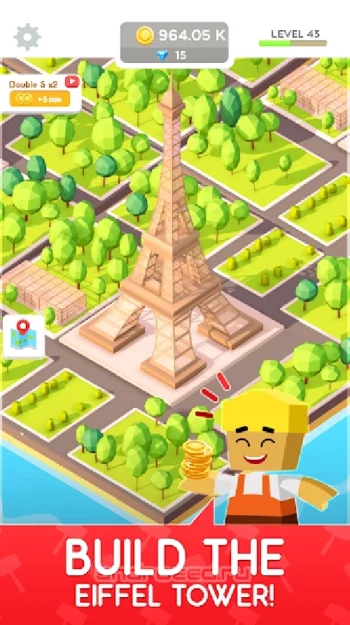 Idle Landmark Tycoon - Builder Game - скриншот 5