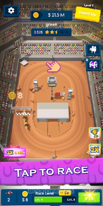 Idle Life Tycoon : Horse Racing Game - скриншот 1