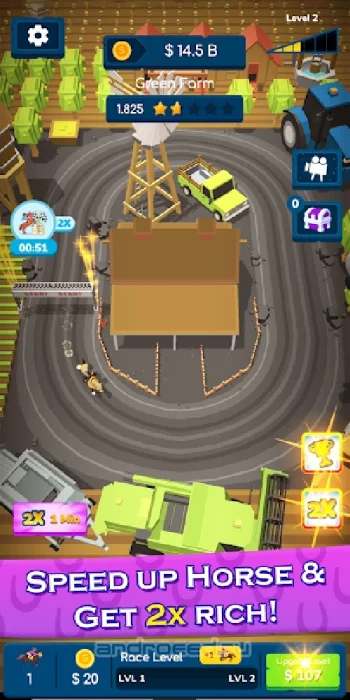 Idle Life Tycoon : Horse Racing Game - скриншот 5