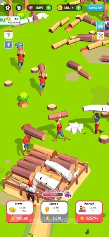 Idle Lumber Mill - скриншот 3