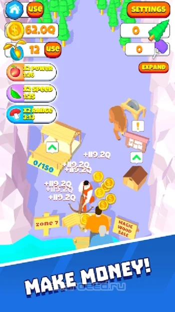 Idle Lumberjack 3D - скриншот 2