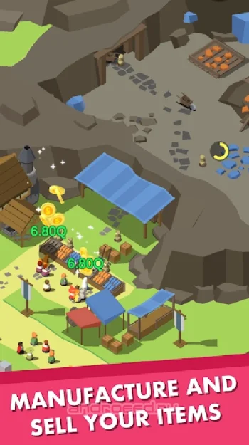 Idle Medieval Town - Tycoon, Clicker, Medieval - скриншот 3