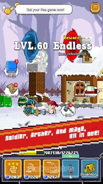 Idle Might Hero - скриншот 2